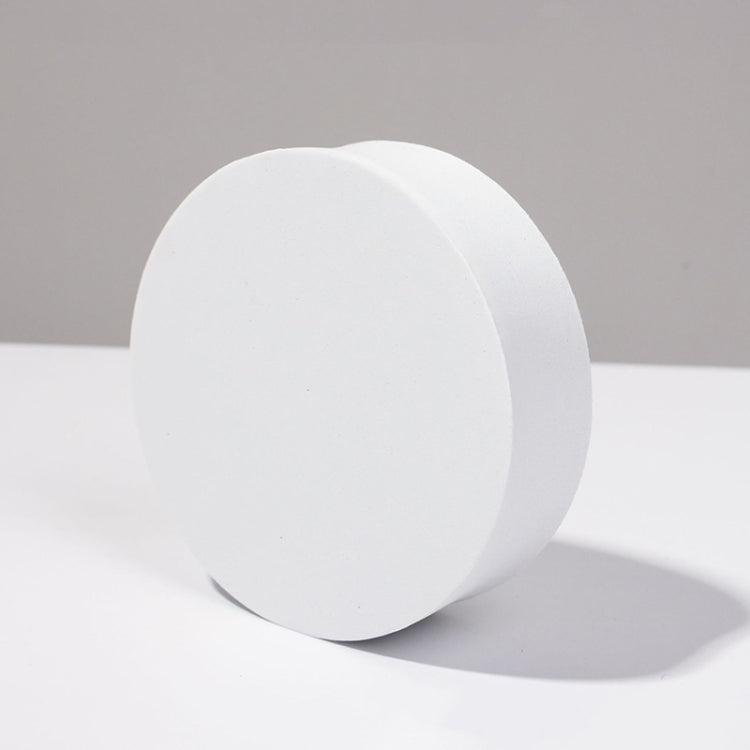 8 PCS Geometric Cube Photo Props Decorative Ornaments Photography Platform, Colour: 18 x 3.5cm Large White Cylindrical - Geometric Props by buy2fix | Online Shopping UK | buy2fix