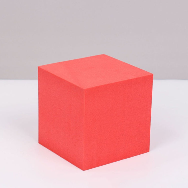8 PCS Geometric Cube Photo Props Decorative Ornaments Photography Platform, Colour: Small Red Square - Geometric Props by buy2fix | Online Shopping UK | buy2fix