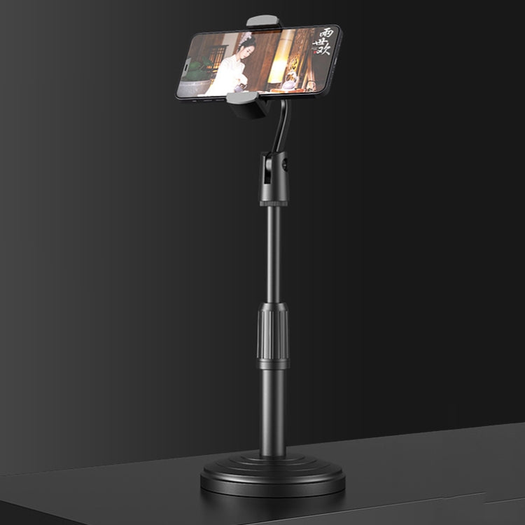 4 PCS Desktop Stand Mobile Phone Tablet Live Broadcast Stand Telescopic Disc Stand, Colour: Black - Stand by buy2fix | Online Shopping UK | buy2fix