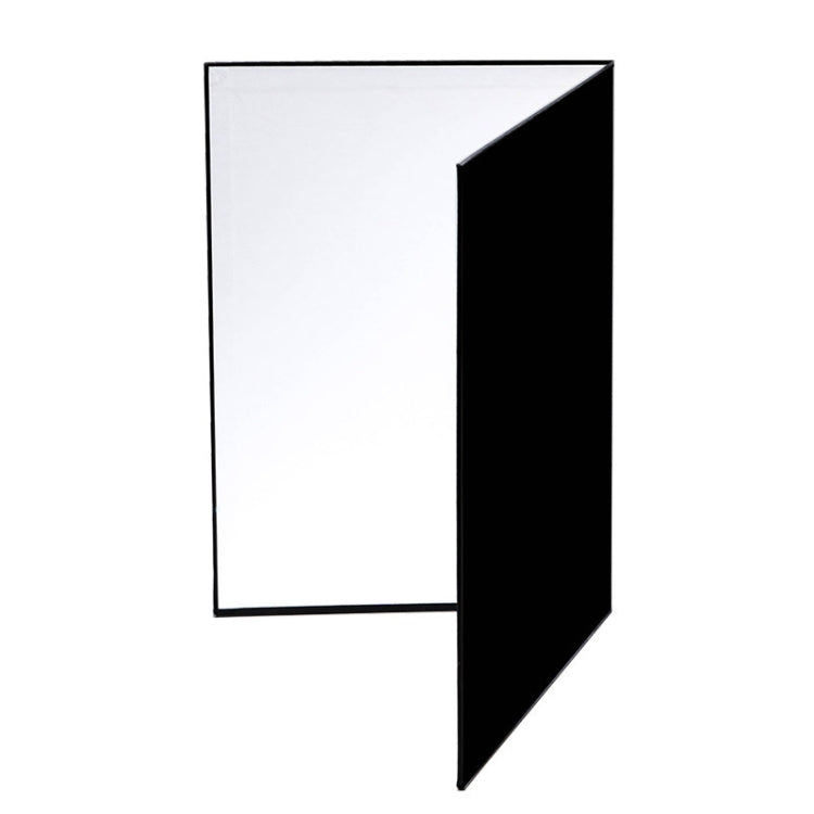 2 PCS 3-in-1 Reflective Board White + Black + Silver A4 Cardboard Folding Light Diffuser Board - by buy2fix | Online Shopping UK | buy2fix