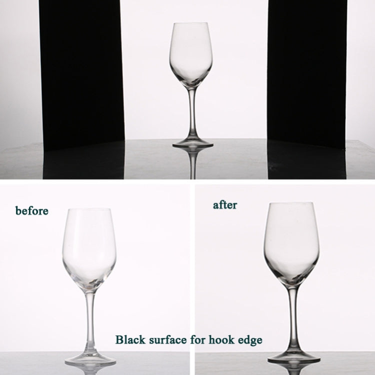 2 PCS 3-in-1 Reflective Board White + Black + Silver A4 Cardboard Folding Light Diffuser Board - by buy2fix | Online Shopping UK | buy2fix