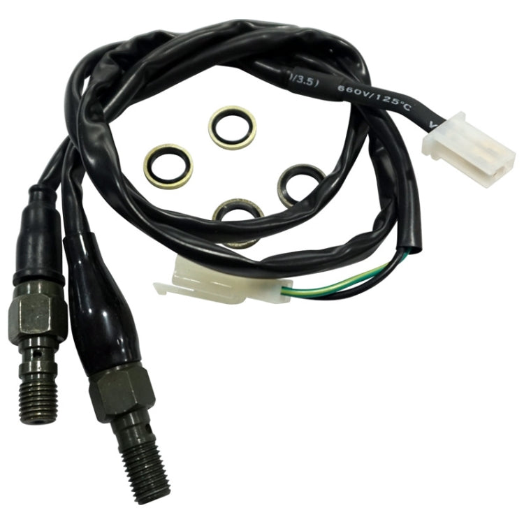 2 PCS Motorcycle Modified Accessories Disc Brake Hydraulic Switch Line, Specification: M10 x 1.25mm Plug by buy2fix