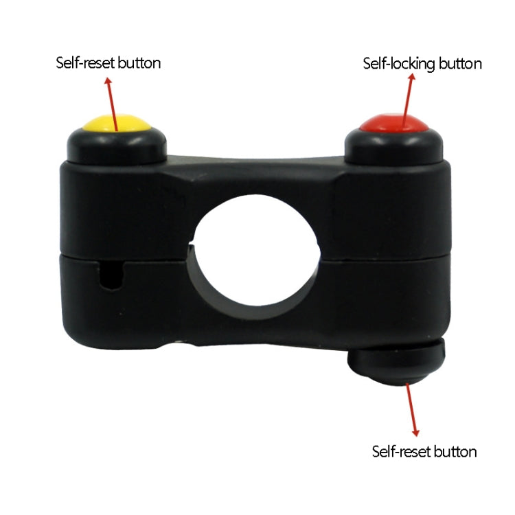 Motorcycle Electric Car Modified Accessories Three Button Multi-Function Start Speaker Far Near Light Switches by buy2fix