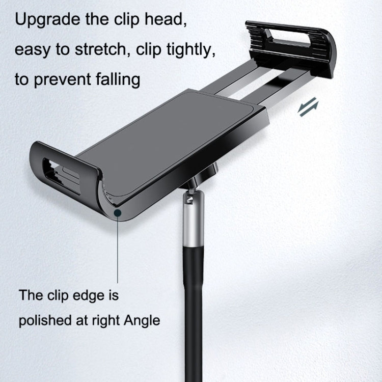 SSKY L6 Bedside Sofa Live Landing Phone Tablet Computer Bracket, Style: Base Heavy Telescopic Version (White) by SSKY