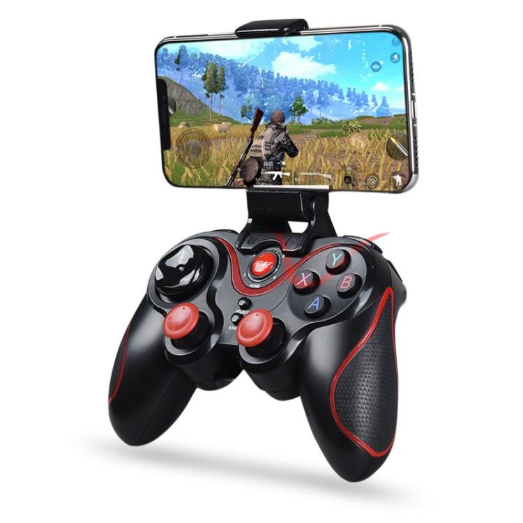 S6 Wireless Bluetooth Game Controller Handle With Bracket & Receiver For Android / IOS / PC by buy2fix