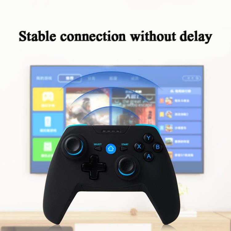 CX-X1 2.4GHz + Bluetooth 4.0 Wireless Game Controller Handle For Android / iOS / PC / PS3 Handle + Bracket+ Receiver (Blue) - Gamepads by buy2fix | Online Shopping UK | buy2fix