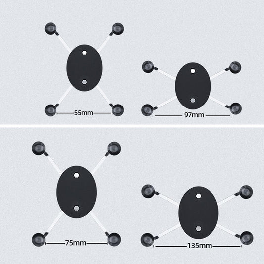 Car Headrest Bracket Motorcycle Rearview Mobile Phone Bracket Style: 4 Claw Large Back Clip by buy2fix