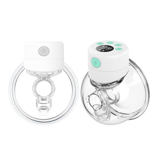 Wearable Automatic Breast Pump Massage Hands-free Invisible Wireless Large Suction Breast Pump S12 - English - White by buy2fix