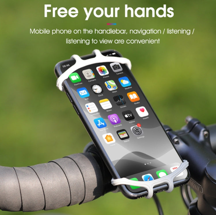 Multifunctional Silicone Bicycle Mobile Phone Holder Motorcycle Riding Navigation Fixed Bracket(Green) by buy2fix