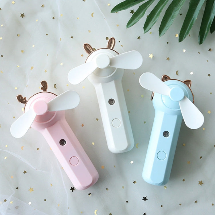 Handheld Hydrating Device Chargeable Fan Mini USB Charging Spray Humidification Small Fan(M10 Blue Kitten) - Electric Fans by buy2fix | Online Shopping UK | buy2fix