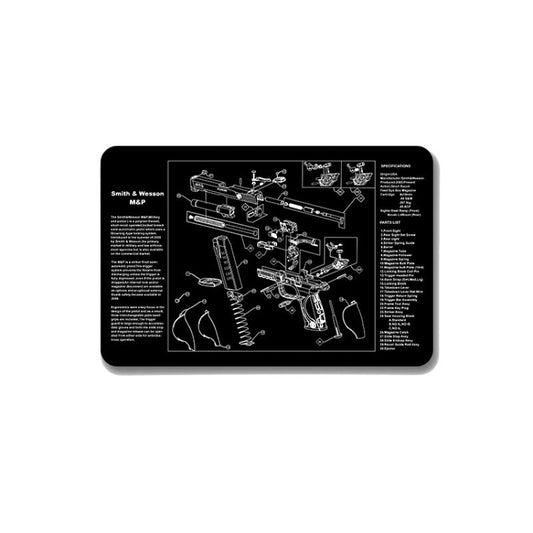 2 PCS Heat Transfer Non-Slip Single-Sided Office Gaming Mouse Pad 3mm(SPS-SmithWessomM&P) by buy2fix