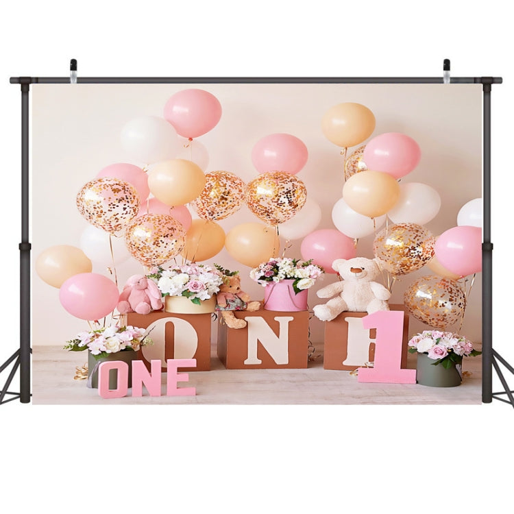 2.1m X 1.5m One Year Old Birthday Photography Background Party Decoration Hanging Cloth(576) - Birthday Party by buy2fix | Online Shopping UK | buy2fix
