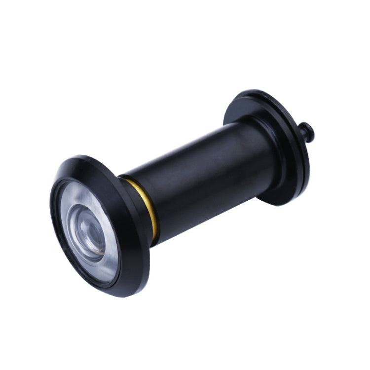 2 PCS Security Door Cat Eye HD Glass Lens 200 Degrees Wide-Angle Anti-Tiny Hotel Door Eye, Specification: 16mm Black - Other Device by buy2fix | Online Shopping UK | buy2fix