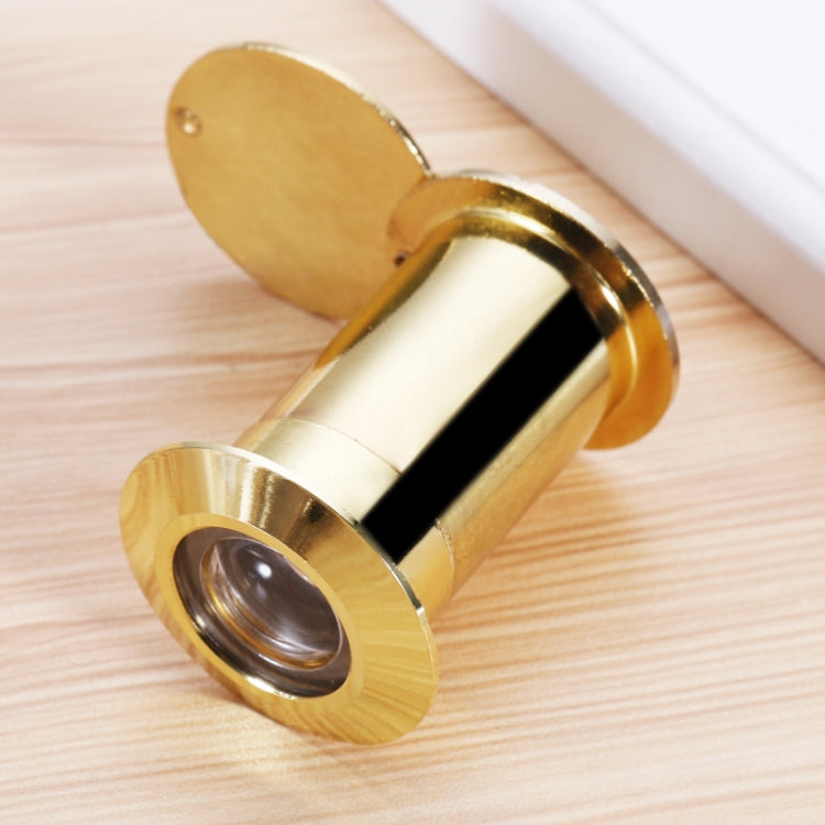 2 PCS Security Door Cat Eye HD Glass Lens 200 Degrees Wide-Angle Anti-Tiny Hotel Door Eye, Specification: 26mm Gold - Other Device by buy2fix | Online Shopping UK | buy2fix