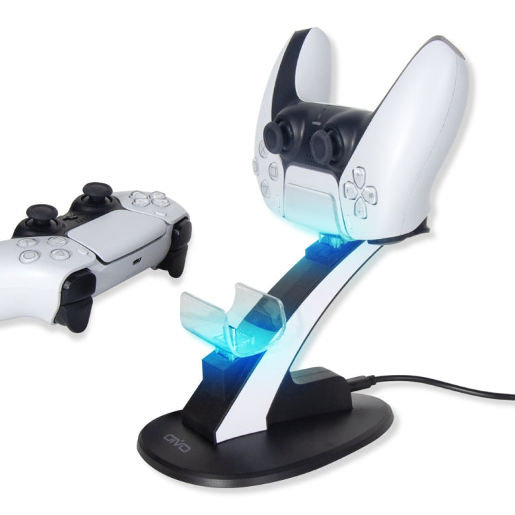 OIVO IV-P5234 Gamepad Aircraft Two-Seater Charger For PS5(Black) - Charger & Power by OIVO | Online Shopping UK | buy2fix