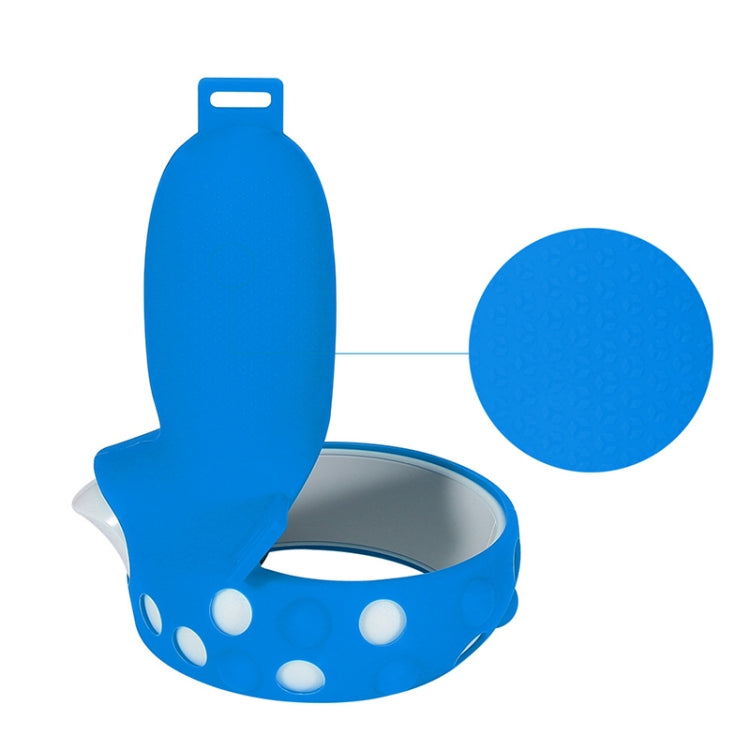 2 Sets GS092 Handle Controller Silicone Protective Cover Anti-Fall And Anti-Lost All-Inclusive Cover For Oculus Quest 2(Blue) - VR Accessories by buy2fix | Online Shopping UK | buy2fix