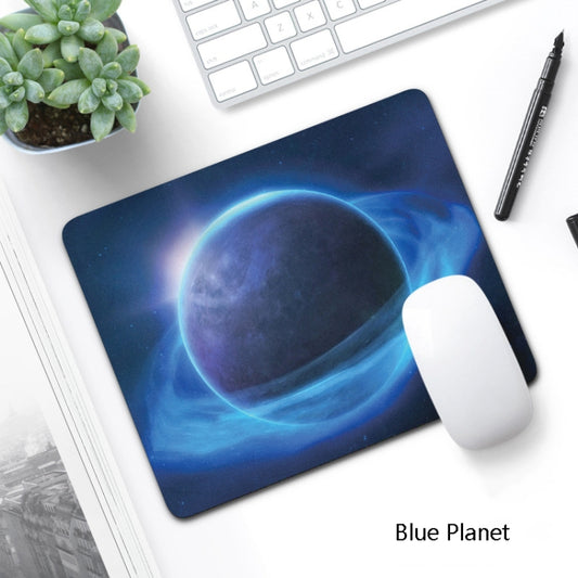 6 PCS Non-Slip Mouse Pad Thick Rubber Mouse Pad, Size: 21 X 26cm(Blue Planet) by buy2fix