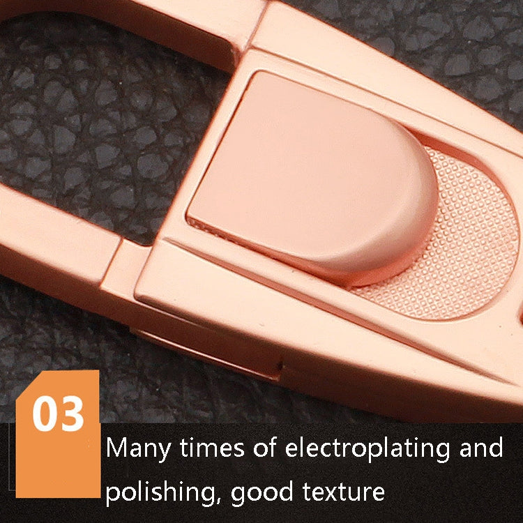 JOBON ZB-071 Men Waist Hang Keychain Simple Car Key Chain Pendant Keychain(Black) by JOBON