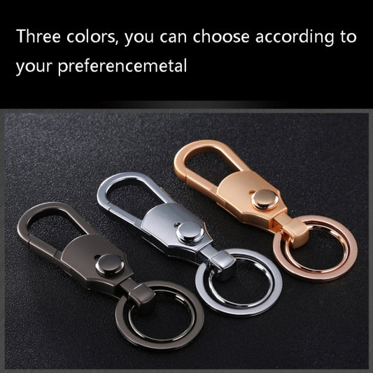 JOBON ZB-098 Car Keychain Men Waist Holding Key Pendant Ring(Golden) by JOBON