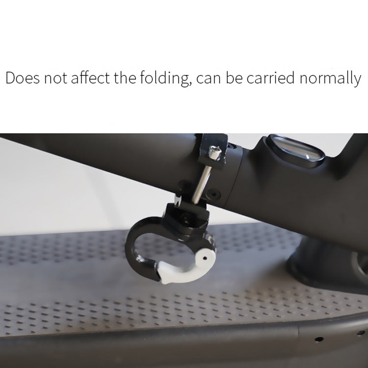 For Ninebot MAX G30 Scooter Accessories Aluminum Alloy Hook Rod Hook, Specification: Double Hook (All Black) - Accessories & Parts by buy2fix | Online Shopping UK | buy2fix