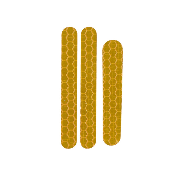 Scooter Stickers Reflective Cursor Scooter Mudguard Reflective Sticker For Ninebot ES2 (Yellow) - Accessories & Parts by buy2fix | Online Shopping UK | buy2fix