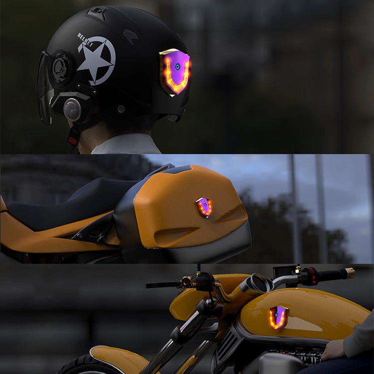 RH-C0306 Bicycle Taillight Mountain Bike Balance Car Safety Cap Helmet Tail Light(Helmet Lamp) by buy2fix