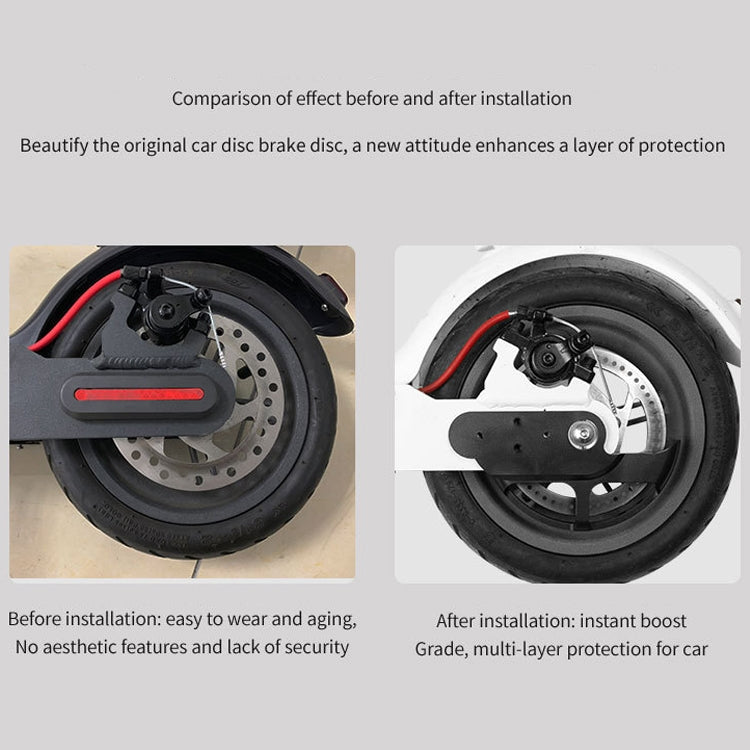 Scooter Brake Protector Disc Brake Disc Protector For Xiaomi Mijia M365 / M365 Pro / 1S(White) - Accessories & Parts by buy2fix | Online Shopping UK | buy2fix