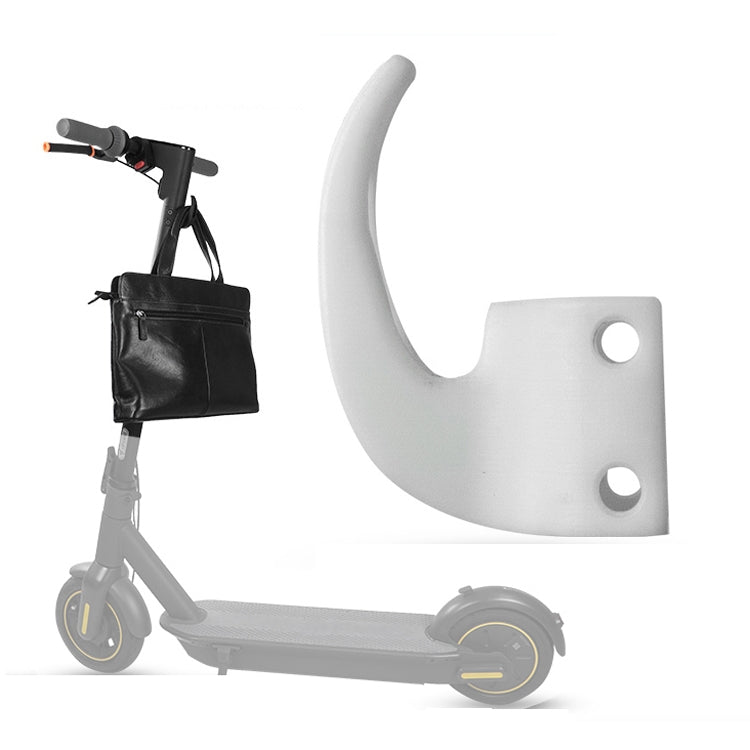 Scooter Front Hook Nylon Hook Accessories For Ninebot MAX G30(White) - Accessories & Parts by buy2fix | Online Shopping UK | buy2fix