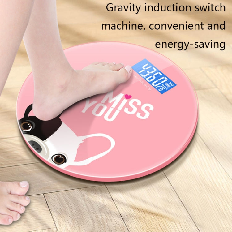 ZJ26 Weight Scale Home Smart Electronic Scale, Size: Charging(Pink) by buy2fix