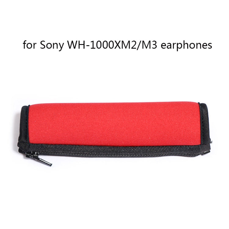 2 PCS Headset Comfortable Sponge Cover For Sony WH-1000xm2/xm3/xm4, Colour: (1000XM3)Champagne Gold Protein With Card Buckle - Earmuff & Pad by buy2fix | Online Shopping UK | buy2fix