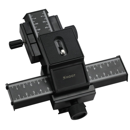 Shoot 4-Way Macro Focusing Focus Rail Slider / Close-Up Shooting Rail Slider by Shoot