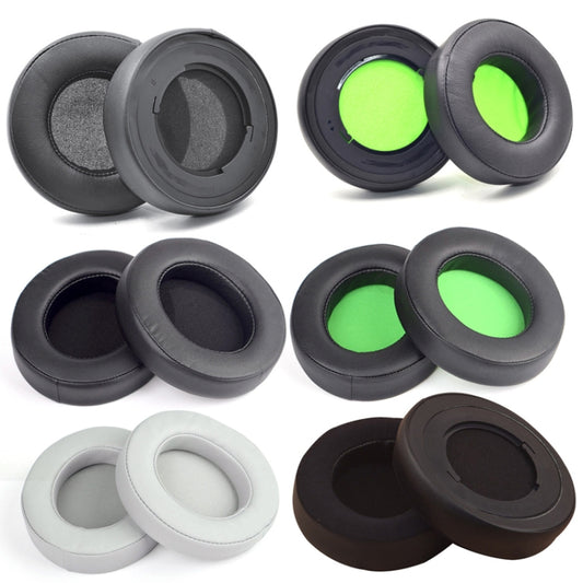 2 PCS Headset Sponge Case For Razer BlackShark V2/V2X/V2SE, Colour: Round(Black) by buy2fix