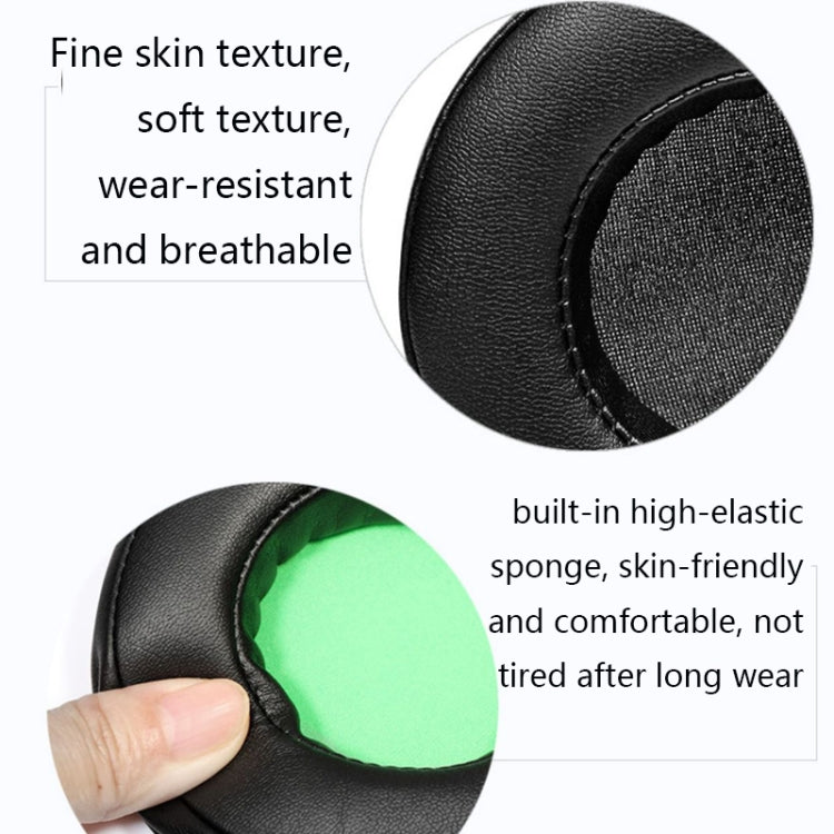 2 PCS Headset Sponge Case For Razer BlackShark V2/V2X/V2SE, Colour: Ellipse(Black Gel) - Earmuff & Pad by buy2fix | Online Shopping UK | buy2fix