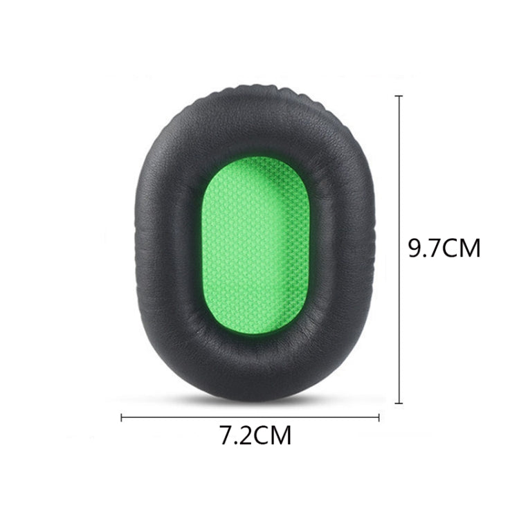 2 PCS Headset Sponge Cover For Razer V2, Colour: Black Skin Black Net - Earmuff & Pad by buy2fix | Online Shopping UK | buy2fix