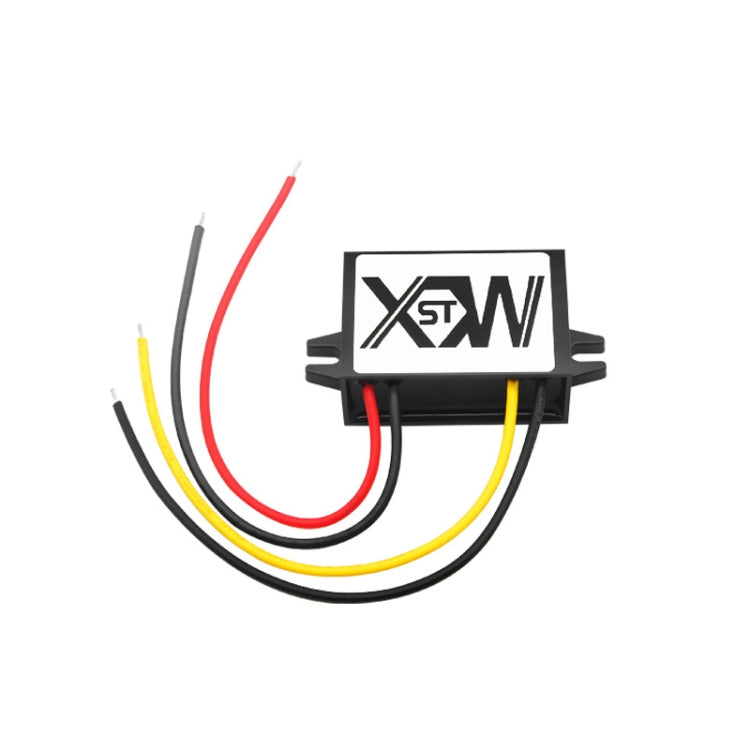 XWST DC 12/24V To 5V Converter Step-Down Vehicle Power Module, Specification: 12/24V To 5V 1A Medium Rubber Shell - by buy2fix | Online Shopping UK | buy2fix