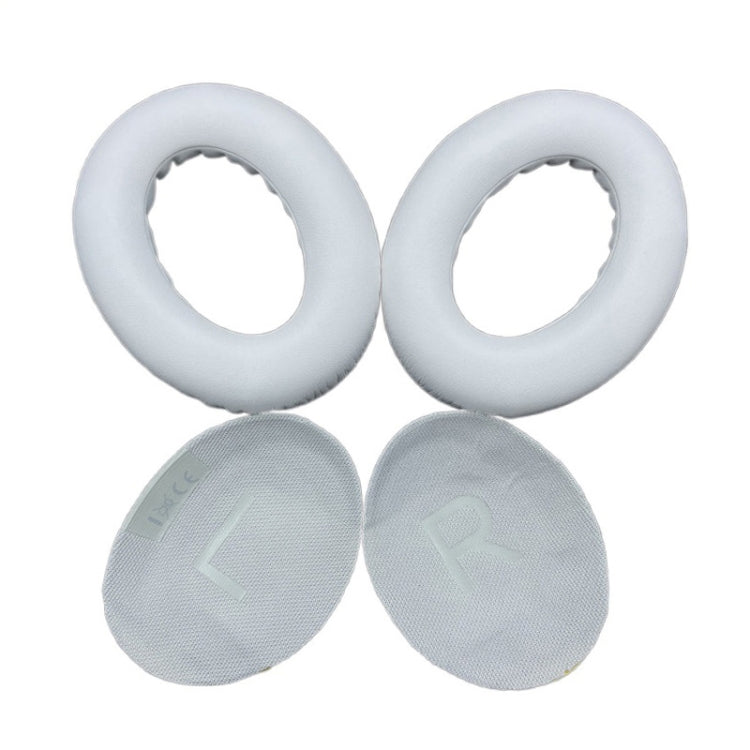 2 PCS Headest Sponge Cover Earmuffs with Cushion For BOSE NC700(White) - Earmuff & Pad by buy2fix | Online Shopping UK | buy2fix