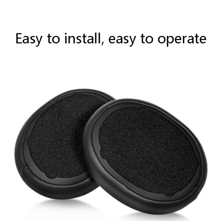 2 PCS Headphones Sponge Cover For Skullcandy Crusher 3.0 Wireless(Black) - Earmuff & Pad by buy2fix | Online Shopping UK | buy2fix
