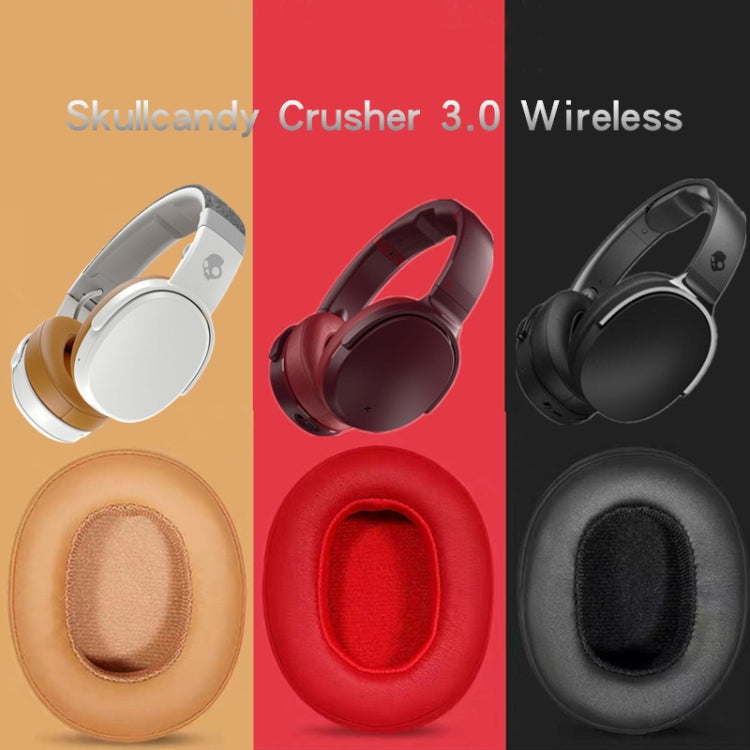 2 PCS Headphones Sponge Cover For Skullcandy Crusher 3.0 Wireless(Black) - Earmuff & Pad by buy2fix | Online Shopping UK | buy2fix