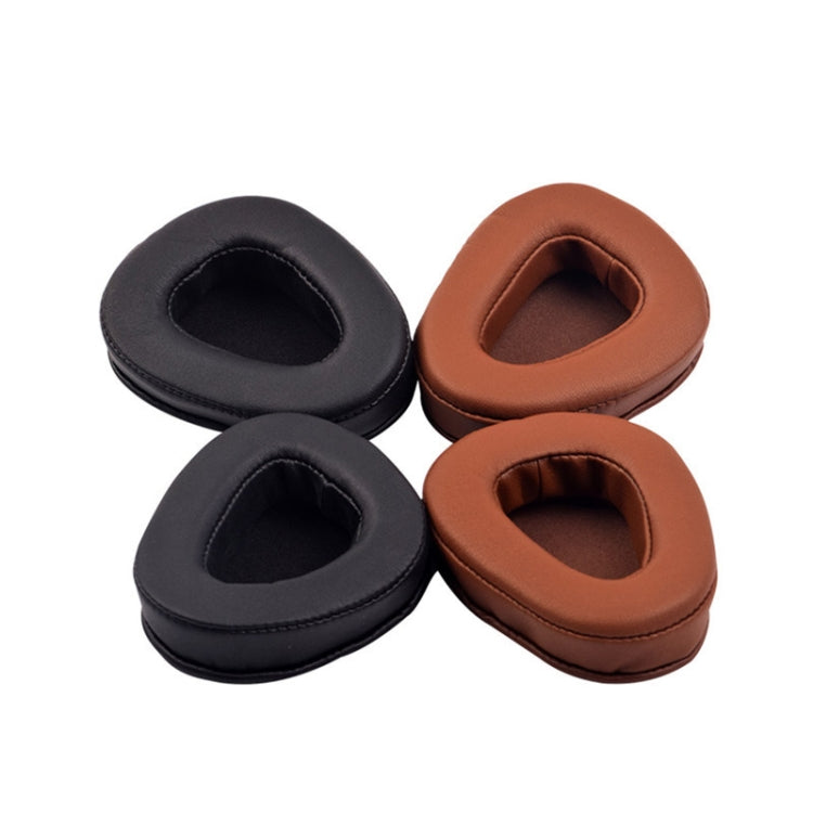 1 Pairs Headphone Sponge Leather Earmuffs For Skullcandy Aviator 2(Brown) - Earmuff & Pad by buy2fix | Online Shopping UK | buy2fix