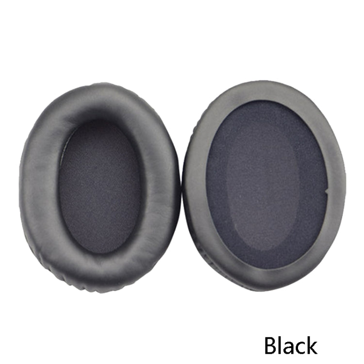 2 PCS Headset Sponge Cover Ear Pad Leather Case For Kingston Cloud Silver II, Colour: Black - Earmuff & Pad by buy2fix | Online Shopping UK | buy2fix