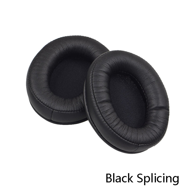 2 PCS Headset Sponge Cover Ear Pad Leather Case For Kingston Cloud Silver II, Colour: Black Splicing - Earmuff & Pad by buy2fix | Online Shopping UK | buy2fix