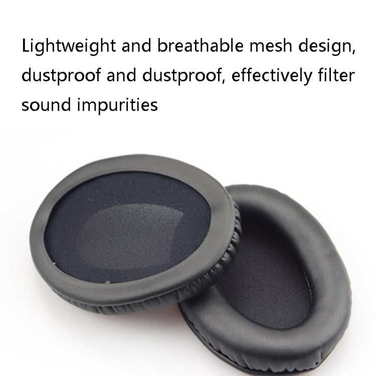 2 PCS Headset Sponge Cover Ear Pad Leather Case For Kingston Cloud Silver II, Colour: White Splicing - Earmuff & Pad by buy2fix | Online Shopping UK | buy2fix
