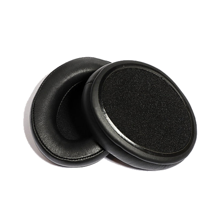 2 PCS Headset Sponge Cover Ear Pad Leather Case For Kingston Cloud Silver II, Colour: Lambskin Black - Earmuff & Pad by buy2fix | Online Shopping UK | buy2fix