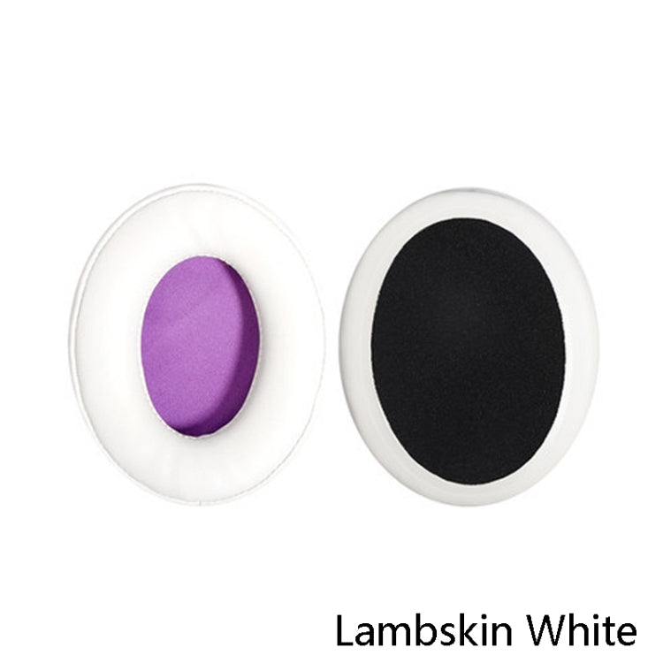 2 PCS Headset Sponge Cover Ear Pad Leather Case For Kingston Cloud Silver II, Colour: Lambskin White - Earmuff & Pad by buy2fix | Online Shopping UK | buy2fix