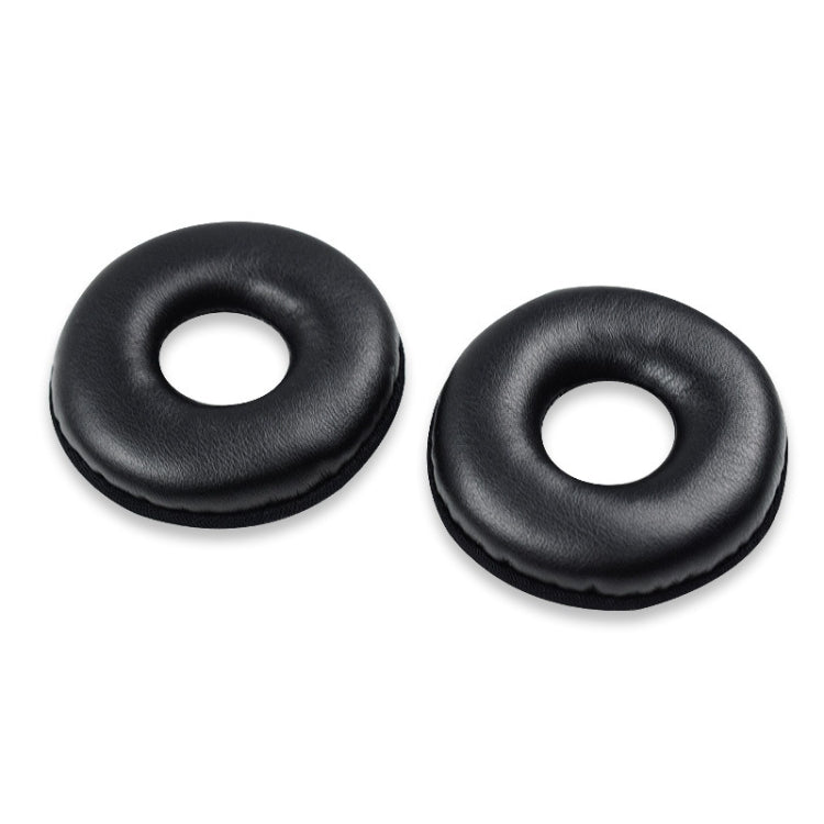 2 PCS Headset Sponge Cover Earmuffs For Logitech H390(Black) - Earmuff & Pad by buy2fix | Online Shopping UK | buy2fix
