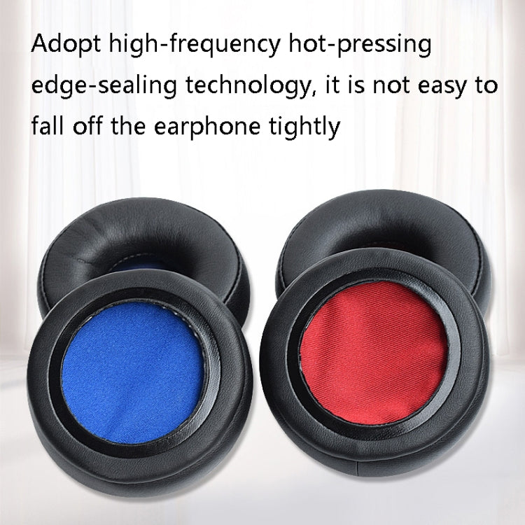 2 PCS Headphone Sponge Cover Headphone Leather Cover For Jabra Revo Wireless, Colour: Black Gray Net - Earmuff & Pad by buy2fix | Online Shopping UK | buy2fix