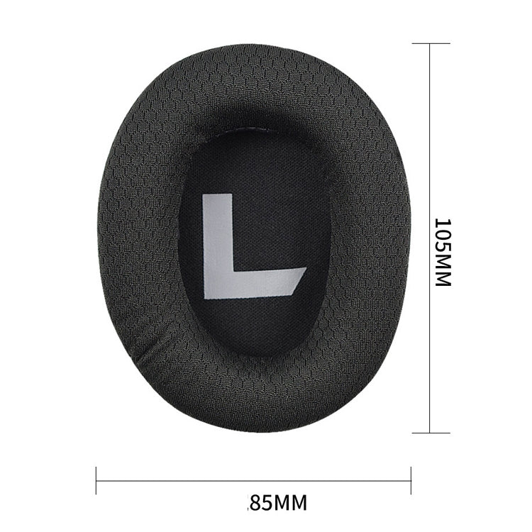 2 PCS Suitable for Somic G936N Commander Headphone Cover Sponge Cover Head-mounted Gaming Earmuffs(Black) - Earmuff & Pad by buy2fix | Online Shopping UK | buy2fix