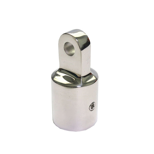 32mm Ordinary Single Top Silk Slip Cap 316 Stainless Steel Yacht RV Awning Accessories - Locks & Hasps by buy2fix | Online Shopping UK | buy2fix
