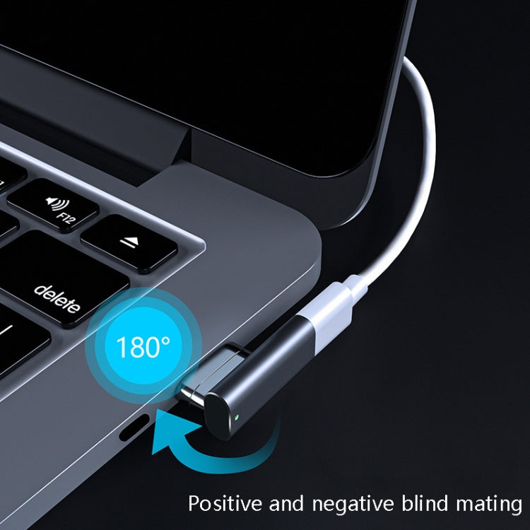 20 Pin Elbow Magnetic USB-C / Type-C Adapter Support Charging and 4K Video Transferring(Black) - Charging Cable & Head by buy2fix | Online Shopping UK | buy2fix