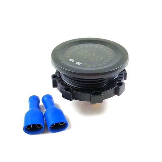 Car Motorcycle Ship Modified Digital DC LED Colorful Screen Voltage Meter, Specification: KWG-D5 - Clocks & Car Meters by buy2fix | Online Shopping UK | buy2fix